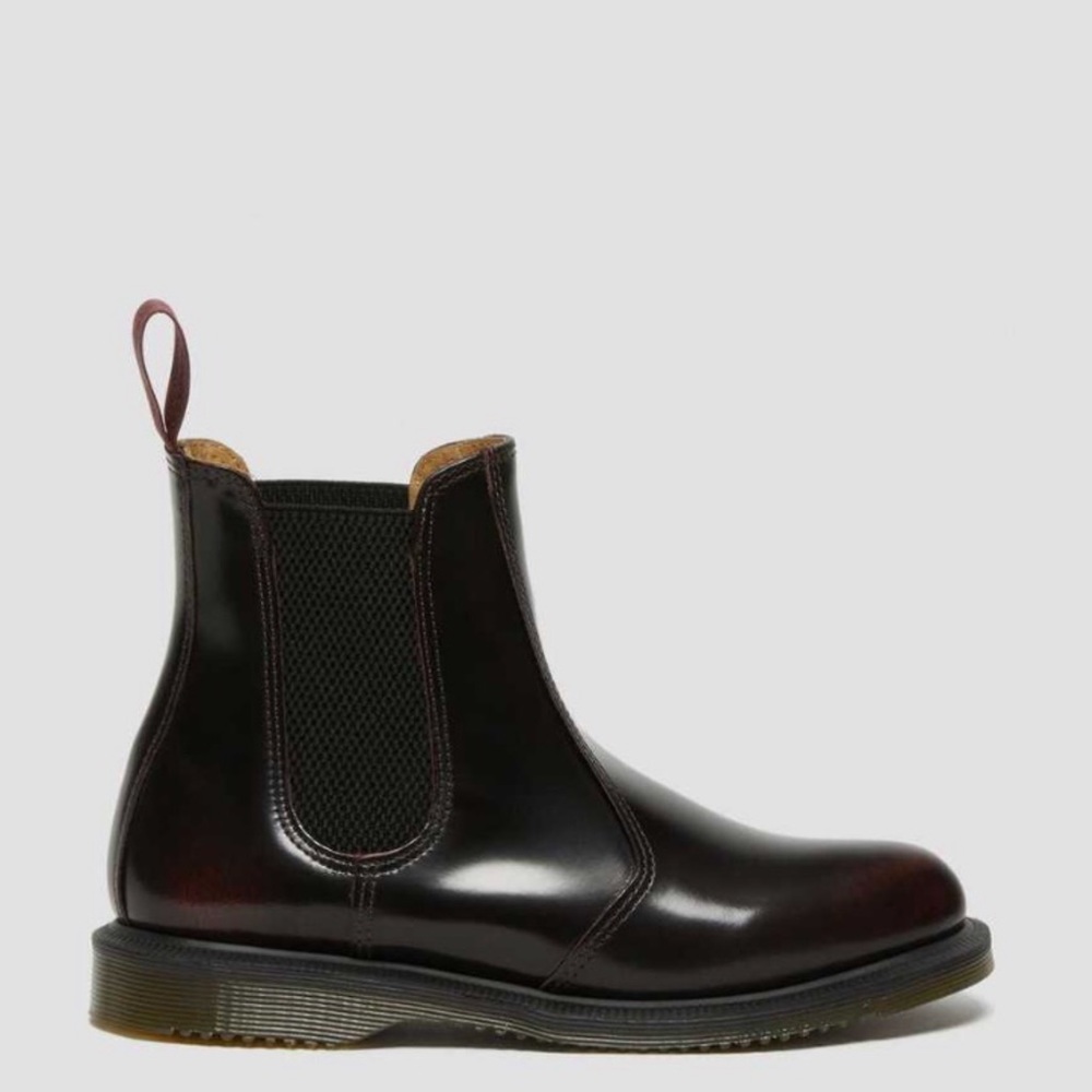 Dr. Martens Chelsea cherry red boots